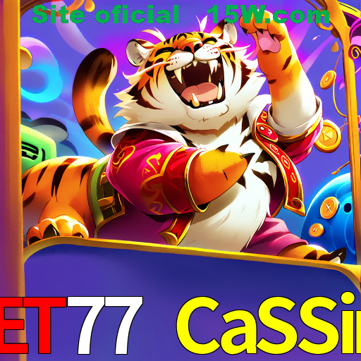 Imagem promocional da Bet77 CaSSino mostrando a plataforma e suas vantagens
